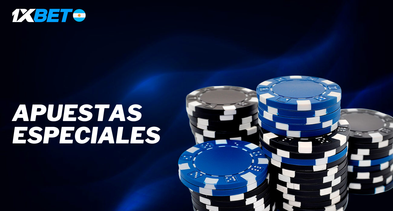 Opciones de apuestas especiales 1xbet