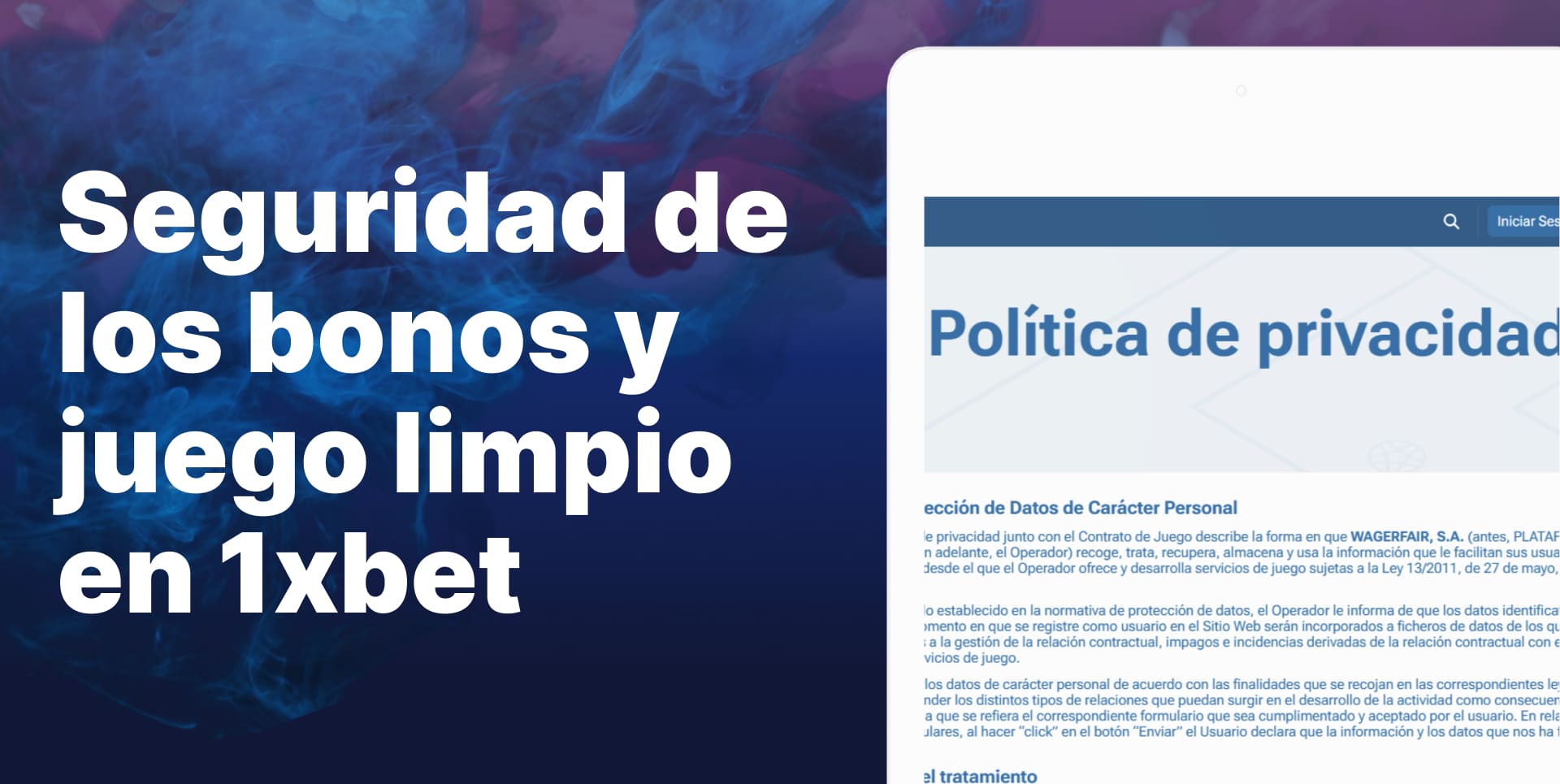 Política de Seguridad de Datos de Usuarios de la Plataforma 1xBet Argentina