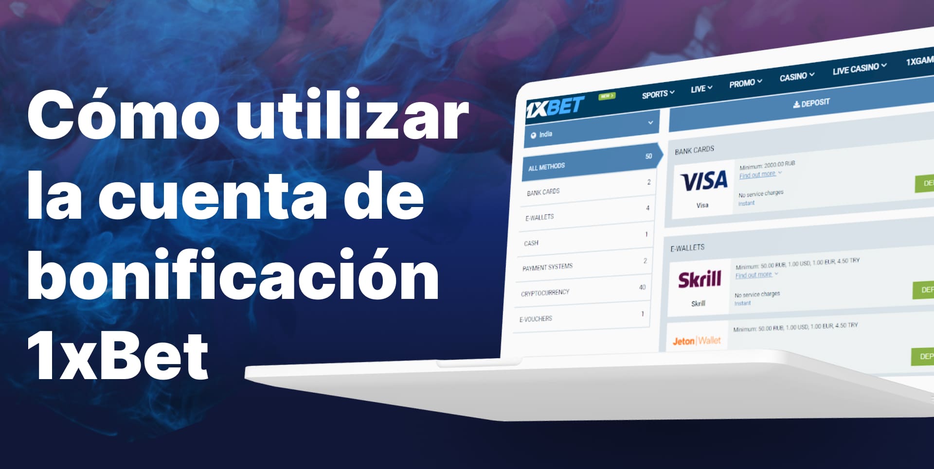 Cuenta de bonificación 1xBet: cómo registrarse y obtener beneficios en Argentina