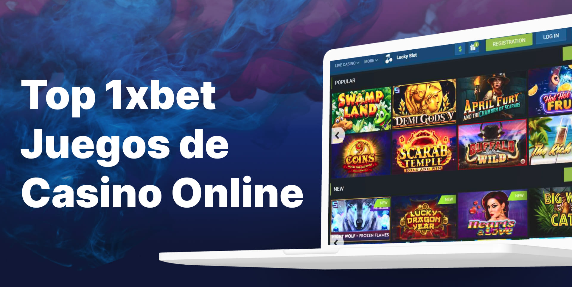 Top 10 Juegos de Casino en 1xBet: Tragamonedas Populares y Variados Géneros