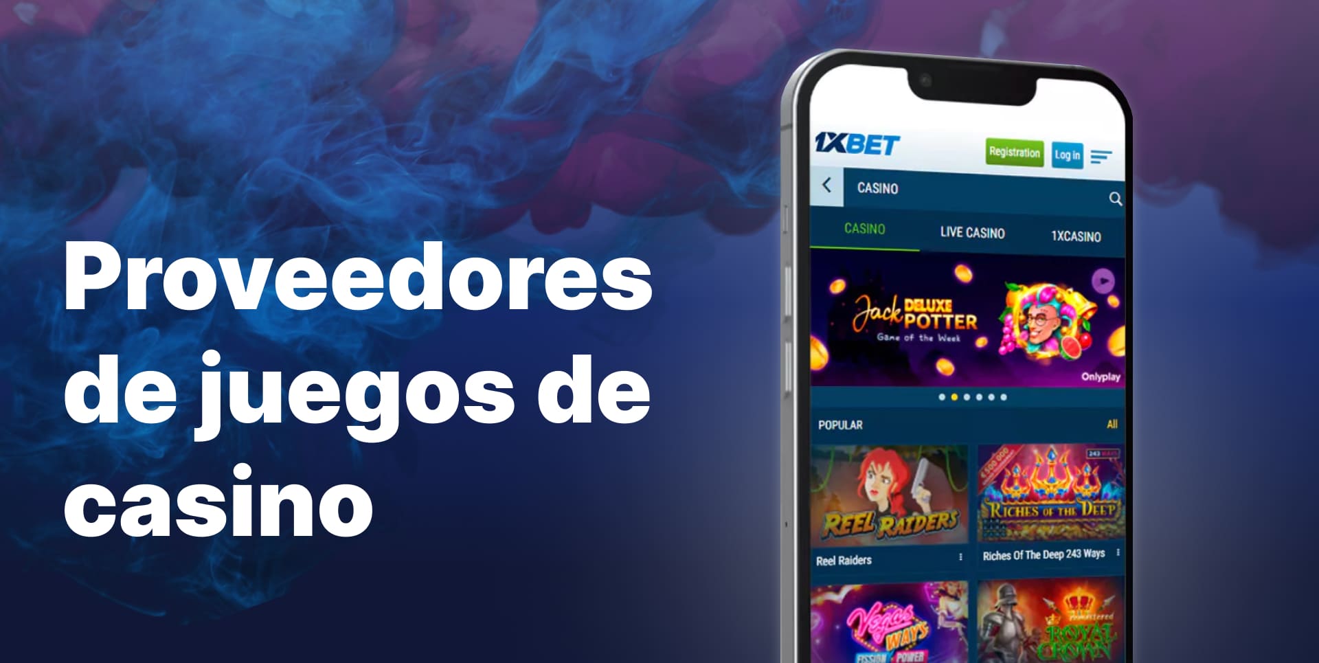 Descubre la amplia selección de juegos de casino de 1xbet con más de 100 proveedores globales