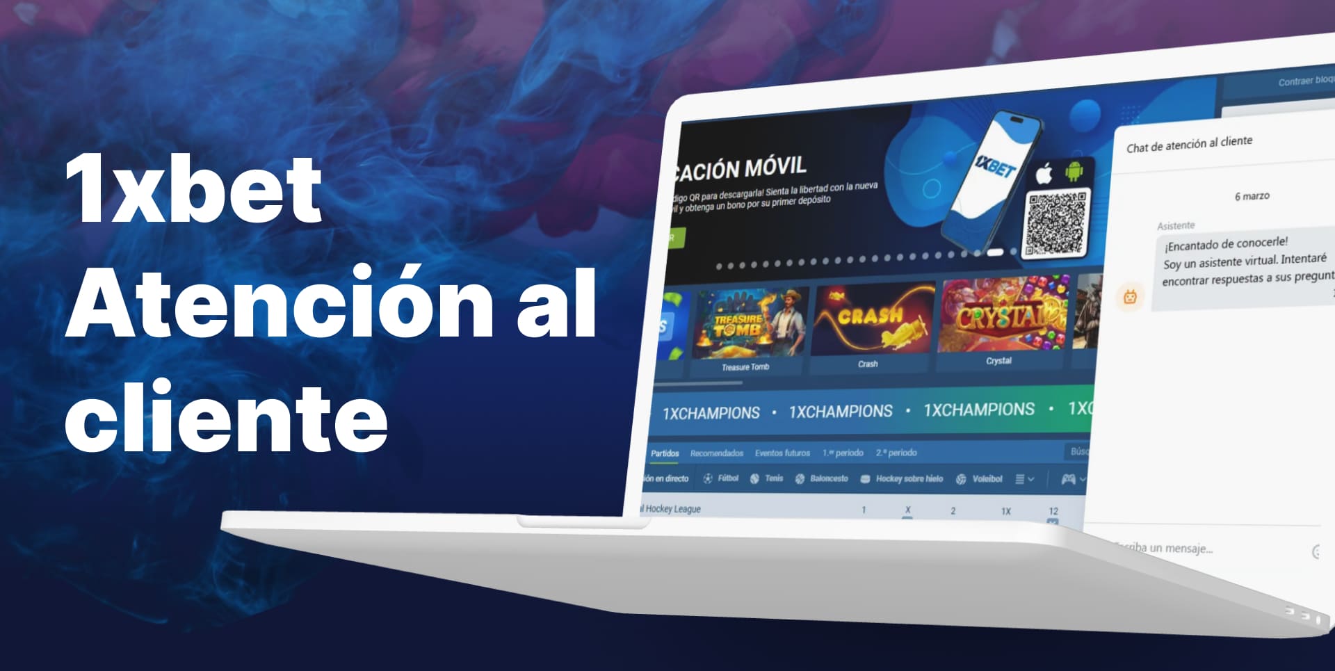 Asistencia en línea en 1xbet para usuarios argentinos
