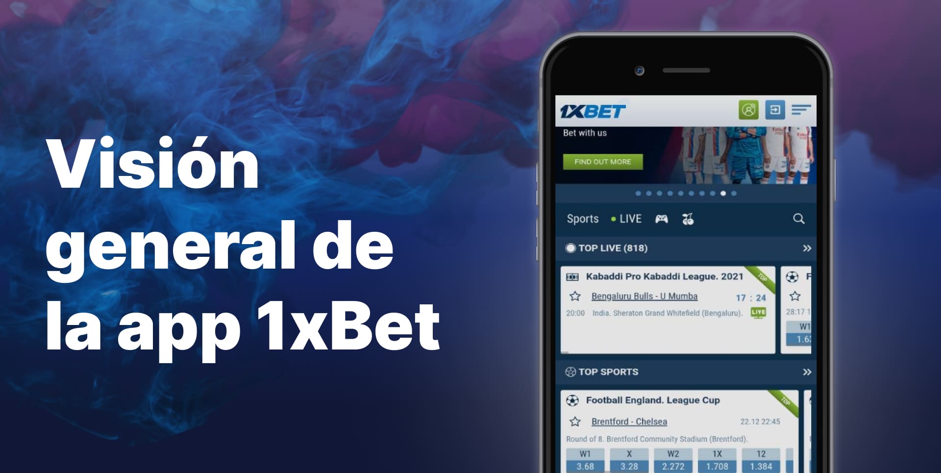 Información básica sobre la aplicación móvil de la plataforma 1xbet Argentina