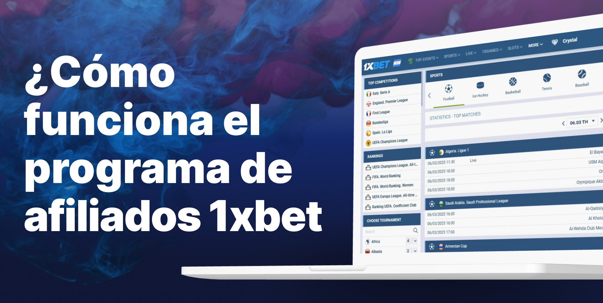 Participa en el Programa de Afiliados de 1xbet y Gana Comisiones por Referir Jugadores