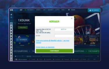 Instrucciones sobre cómo depositar fondos en su cuenta 1xBet Argentina paso 5