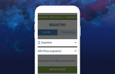 Cómo comprar una cuenta en 1xbet Argentina en la aplicación móvil paso 3