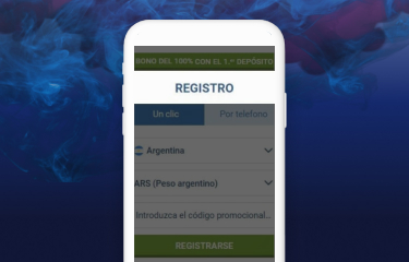 Cómo comprar una cuenta en 1xbet Argentina en la aplicación móvil paso 3