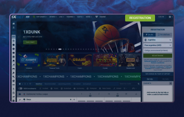 Cómo comprar una cuenta en 1xbet Argentina paso 1
